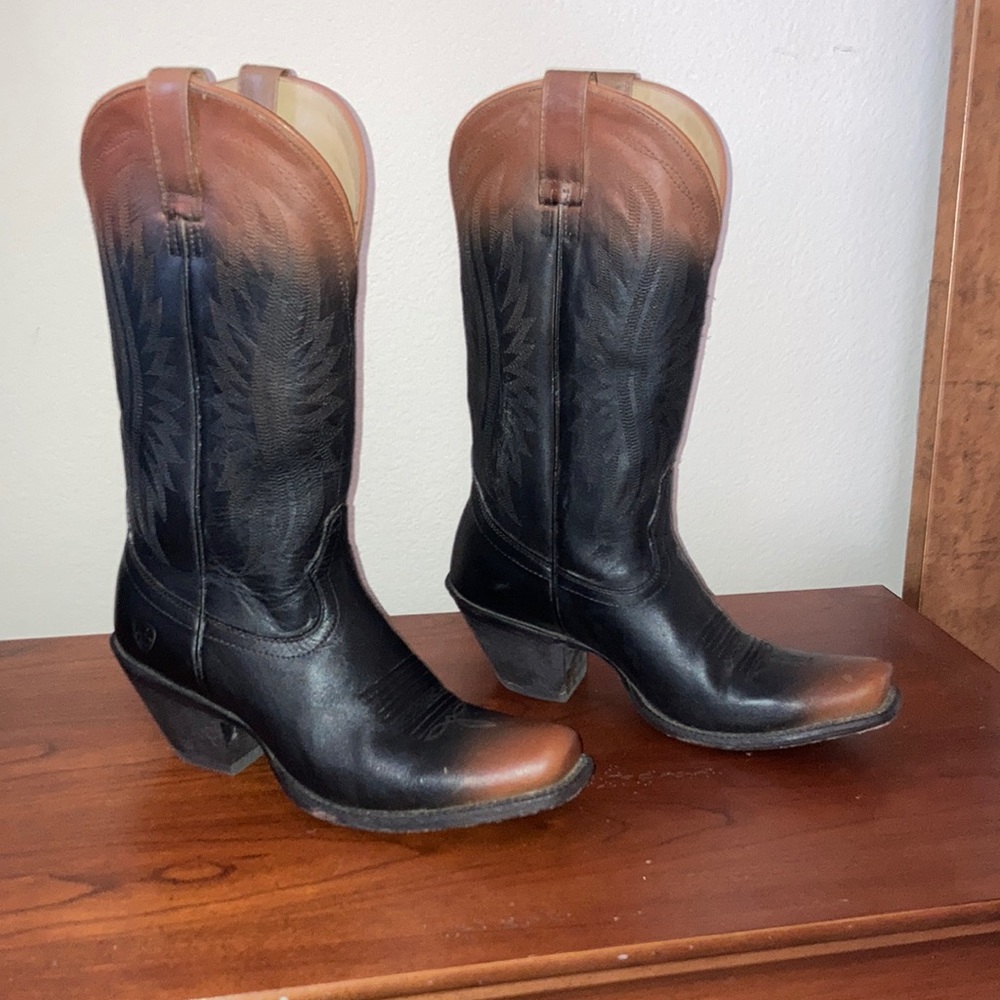Leather Cowgirl Boots